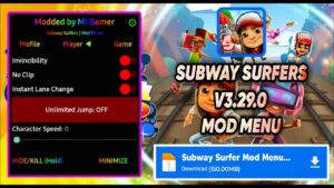 Subway Surfers V3.29.0 Mod Menu | Subway Surfers Mod Apk V3.29.0 | Subway Surfers Mod Menu Apk