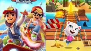 Subway Surfers Vs Talking Tom Gold Run || Android Game Play || Mobile Game