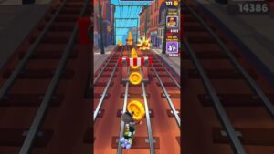 🤣 Subway surfers 💞 Running With Big Foot 😍#subwaysurfers  #gamecity #short #today #subwaysurfers2023