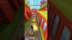 Subway surfers game playing with Manny character #viral #trending #shorts