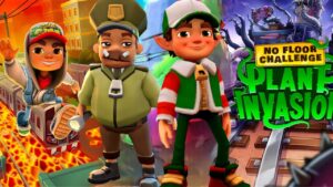 🔥The floor is lava now it is Plant Invasion Subway Surfers Classic No Floor,  Elf Jake vs The Guard