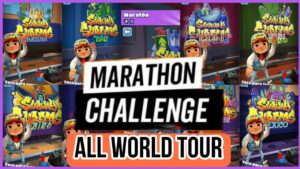 Traveling All Updates:  Subway Surfers Marathon Challenge World Tours