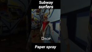 granny subway surfers paper spray😱🤣 #granny #dvloper #shortsviral #shortsvideo #shorts